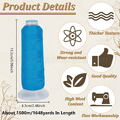 Fil à broder en laine et fibres acryliques&nbsp;DIY-WH0558-29D