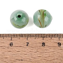 Perles vernissées manuelles&nbsp;LAMP-T023-02B-07