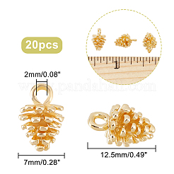 20 Stück Messing Charms&nbsp;KK-DC0002-28