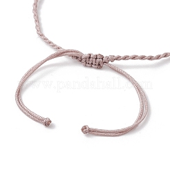 Bracelets tressés en perles d'agate rayées naturelles pour femmes&nbsp;BJEW-JB11979