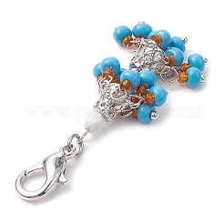 Decorazioni pendenti con perline di semi di vetro&nbsp;HJEW-MZ00057-01