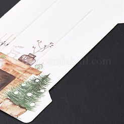 Cartes d'affichage de pince à cheveux en papier de Noël&nbsp;DIY-B061-06B-04