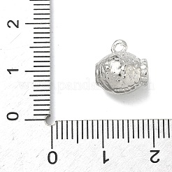 Messing micro pave klare zirkonia anhänger&nbsp;KK-I476-04P