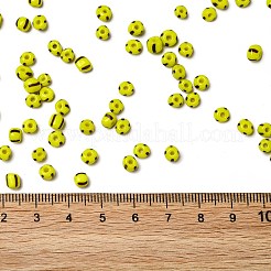 6/0 perles de rocailles en verre transparent de couleurs opaques&nbsp;X-SEED-F003-04A-05
