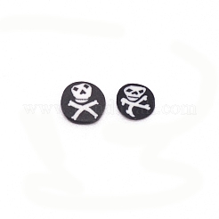 Handgemachte Polymer Clay Scheiben-Cabochons&nbsp;MRMJ-WH0073-52A