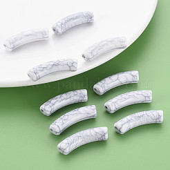 Perles acryliques craquelées opaques&nbsp;MACR-S372-002N-010