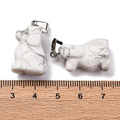 Pendentifs en pierres précieuses mixtes naturels et synthétiques&nbsp;G-B127-07P