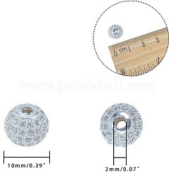 Perline in ottone zirconi&nbsp;ZIRC-NB0001-04