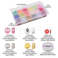 Kit de fabricación de pulsera heishi de diy&nbsp;DIY-YW0006-76