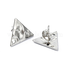 Elementi per orecchini a bottone in acciaio inossidabile 304 anti-ossidazione&nbsp;LS-STAS-L024-003P-02