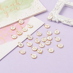 Anfangsbuchstabe a~z Alphabet Emaille Charms&nbsp;ENAM-Q437-07