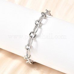 Gliederkettenarmbänder aus 304 Edelstahl für Damen und Herren&nbsp;BJEW-A050-01P