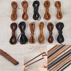 Flaches Schmuckband aus Rindsleder&nbsp;LC-GF0001-10B-03