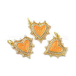 Placcatura a cremagliera in ottone micro pavé di ciondoli con zirconi chiari&nbsp;KK-D074-04G