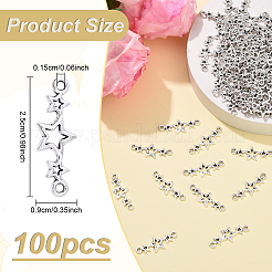 Fascini del connettore della lega di stile tibetano 100pcs&nbsp;FIND-YW0008-13