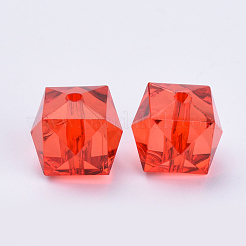 Perles en acrylique transparente&nbsp;TACR-Q259-10mm-V12
