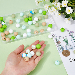 8 Stil Silikon-Fokusperlen&nbsp;SIL-SC0002-21