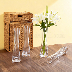 6 vase en verre transparent&nbsp;AJEW-GA0010-49