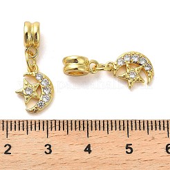 Micro Pave Bijoux de zircone cubique en laiton de placage en râtelier&nbsp;KK-S398-01B