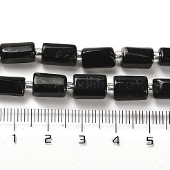 Natürliche schwarze Turmalin Perlen Stränge&nbsp;G-N327-06-14B