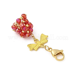 Decorazioni pendenti in vetro&nbsp;HJEW-MZ00311-01