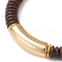 Braccialetti elastici con perline di plastica ccb per donna&nbsp;BJEW-JB12151-04