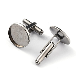 Manschettenknöpfe aus Edelstahl 304&nbsp;STAS-L262-39F-P