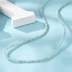 Collares de abalorios amazonite naturales&nbsp;NJEW-K114-A-A07