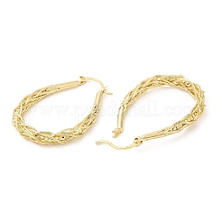 Orecchini a cerchio in ottone&nbsp;EJEW-A102-03G