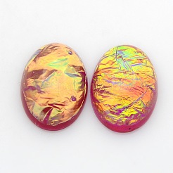 Resina ovale cabochon imitare opale&nbsp;CRES-L006-M