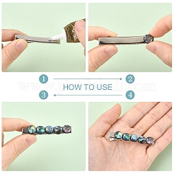 20 Stück 2 Stile natürliche Paua-Muschel-Cabochons&nbsp;SHEL-YW0001-09