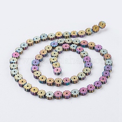 Perlas de hematita sintéticas no magnéticas galvanizadas al vacío con revestimiento de PVD&nbsp;G-F534-K05