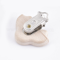 Clips porte-tétine en bois de hêtre&nbsp;X-WOOD-T015-26