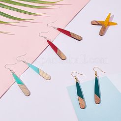 Kits para hacer aretes colgantes en forma de lágrima diy&nbsp;DIY-OC0006-31