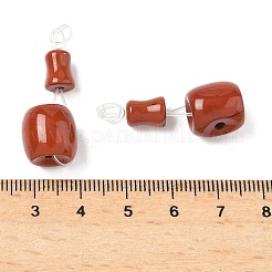 Zucca 3 buche perle di diaspro rosso guru&nbsp;G-F223-05-12mm