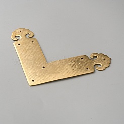 Messing-Eckenschutz für Schrankmöbel&nbsp;KK-WH0062-239G