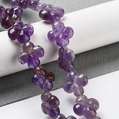 Natürlichen Amethyst Perlen Stränge&nbsp;G-P520-A07-01