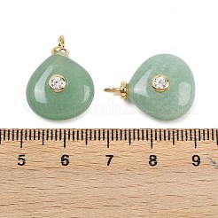 Colgantes naturales aventurina verde&nbsp;KK-B157-42E-06