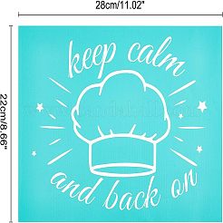 Selbstklebende Siebdruckschablone&nbsp;DIY-WH0173-026