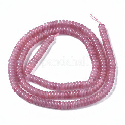 Natürliche weiße Jade perlen Stränge&nbsp;G-S366-112C