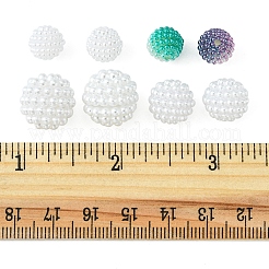 100 stücke 4 stil nachahmung perlen acrylperlen&nbsp;OACR-FS0001-23