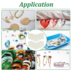 Rechteckige Schmuckverpackungsbeutel aus Samt&nbsp;ABAG-WH0035-055B-03