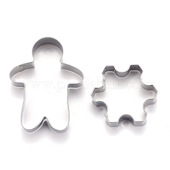 Anlaufgeschützter Edelstahl Ausstechformen für Kekse&nbsp;DIY-H142-12P