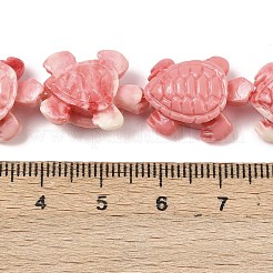 Synthetische korallengefärbte Perlenstränge&nbsp;SHEL-Z003-04B