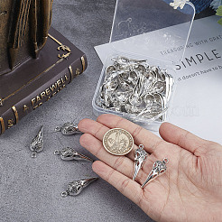 40 pièces pendentifs en alliage de style tibétain&nbsp;FIND-SC0004-03