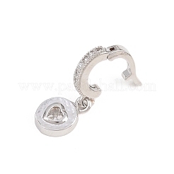 Pendentifs en laiton zircon cubique transparent&nbsp;KK-H268-07P-04