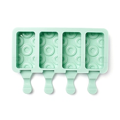Rechteckige Eiscreme-Silikonformen in Lebensmittelqualität zum Selbermachen&nbsp;LS-DIY-D062-01A