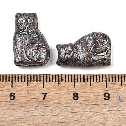 Perles de verre pressées tchèques&nbsp;GLAA-I061-02D