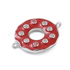 Placcatura in ottone con zirconi cubici trasparenti&nbsp;KK-A234-030P-02