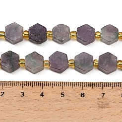 Natürliche Lepidolith / lila Glimmer Steinperlen Stränge&nbsp;G-F833-B03-01